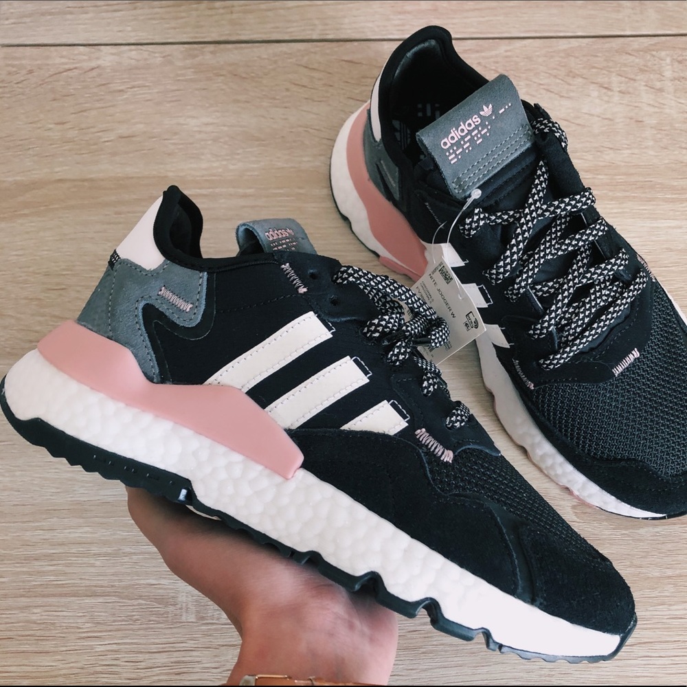 Adidas Nite Jogger shoes Pink and Black